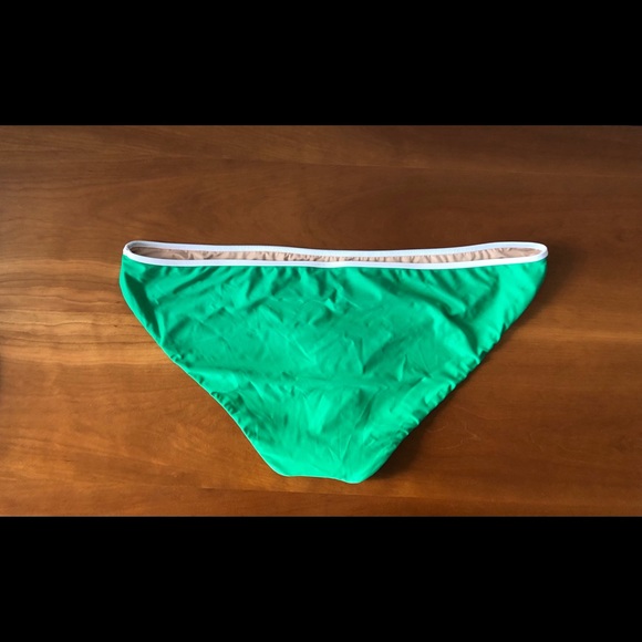NWT J.Crew Eco Tipped Surf Hipster Bikini Bottoms Vintage Kelly Green XXL - Picture 5 of 9